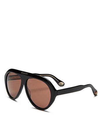 gucci men's shield aviator sunglasses 61mm|gucci havana sunglasses men's.